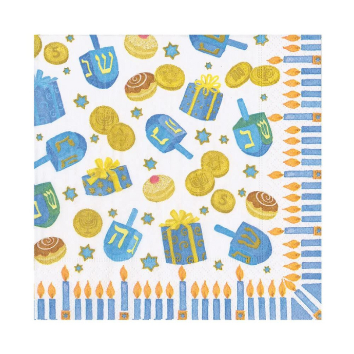 Dreidel, Dreidel, Dreidel Luncheon Napkins-Becket Hitch