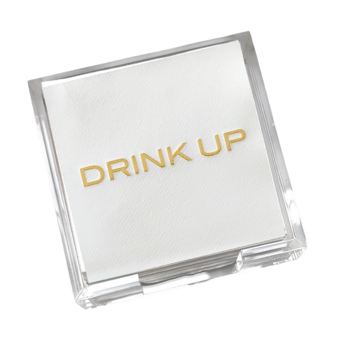 Drink Up Cocktail Napkin Hostess Set Becket Hitch