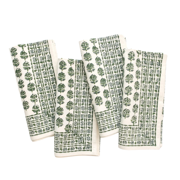 Elise Green Napkin Set - Becket Hitch