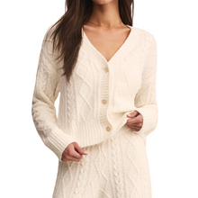 Load image into Gallery viewer, Elsa Cable Cardigan - Becket Hitch
