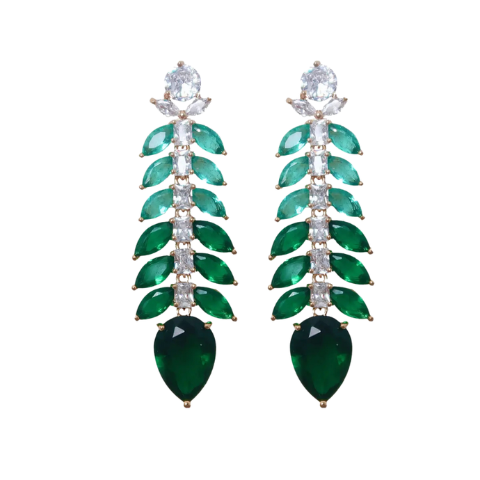 Emerald Gala Earrings - Becket Hitch