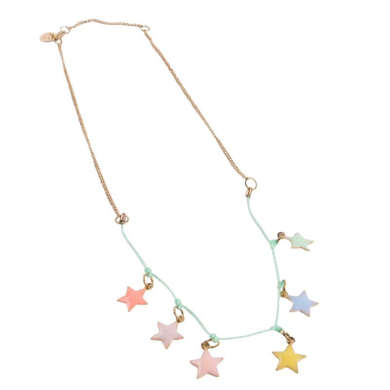 Enamel Star Necklace-Becket Hitch