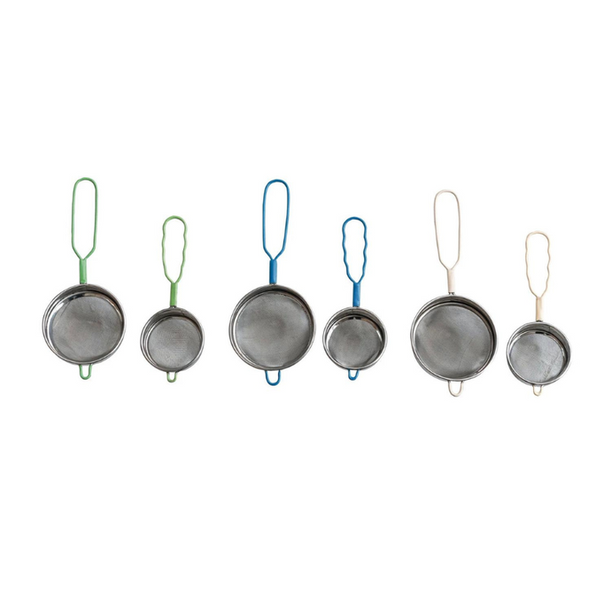 Enameled Strainer Sets-Becket Hitch