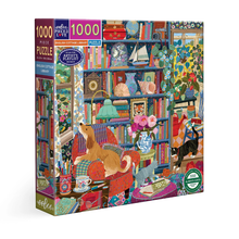 Load image into Gallery viewer, English Cottage Library Puzzle - Becket Hitch
