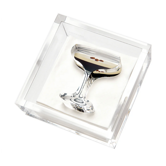 Espresso Martini Cocktail Napkin Holder-Becket Hitch