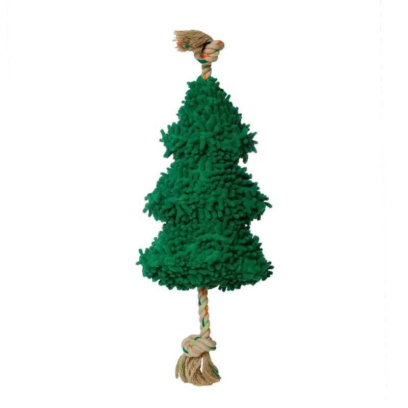 Evergreen Squeaker Tug Toy-becket hitch