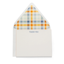 Load image into Gallery viewer, Fancy Pants Thank You Plaid Notecards - Becket Hitch
