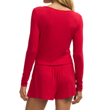 Load image into Gallery viewer, Felt Cute Long Sleeve Rib Top - Becket Hitch
