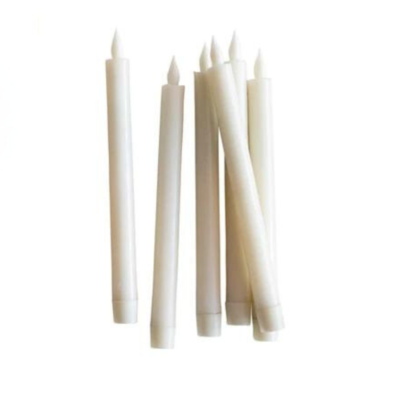 Flameless LED Wax Taper Candles - Becket Hitch