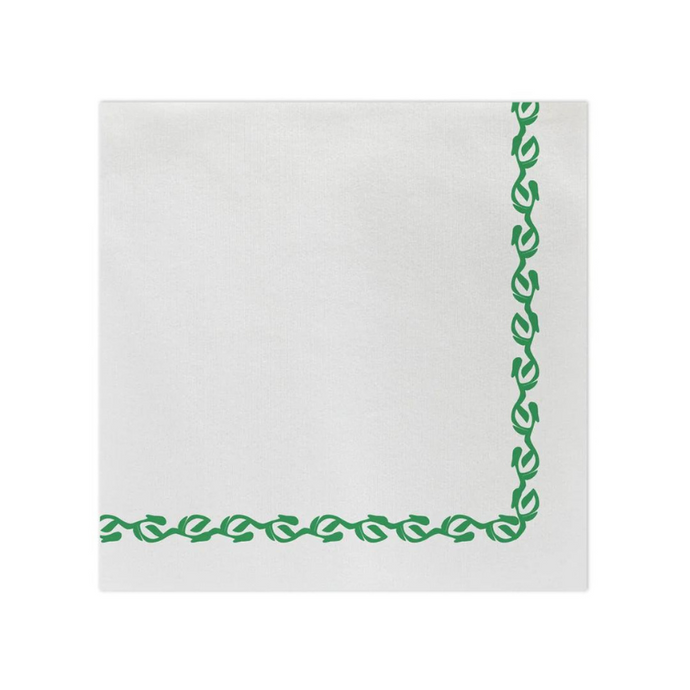 Florentine Green Dinner Napkins-Becket Hitch