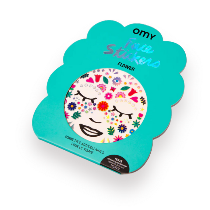 Flowers Face Stickers-Becket Hitch