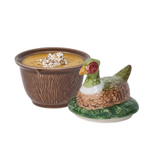 Load image into Gallery viewer, Forest Walk Pheasant Bowl with Lid-Becket Hitch
