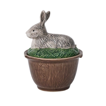 Load image into Gallery viewer, Forest Walk Rabbit Bowl with Lid - Becket Hitch
