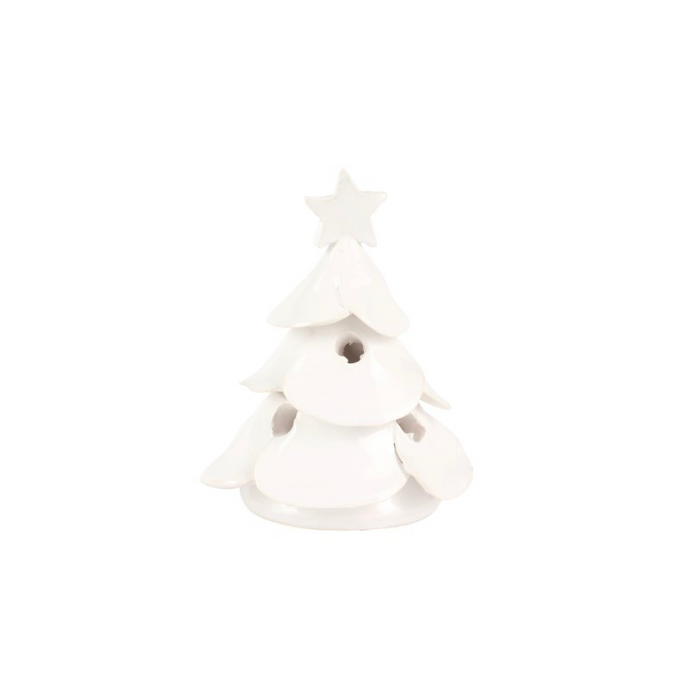 Foresta White Mini Scalloped Tree-Becket Hitch