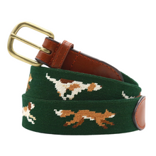Load image into Gallery viewer, Fox Chase Needlepoint Belt-Becket Hitch
