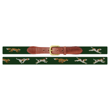 Load image into Gallery viewer, Fox Chase Needlepoint Belt-Becket Hitch
