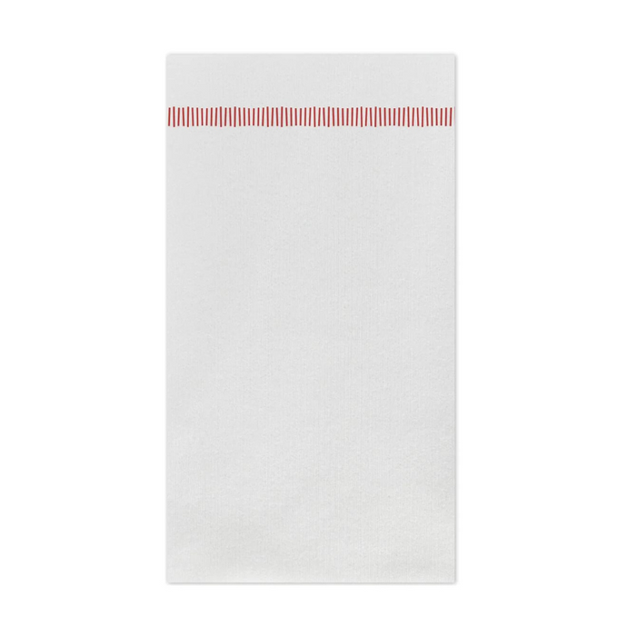 Fringe Red Guest Towels-Becket Hitch