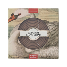 Load image into Gallery viewer, Geranium Clove &amp; Cedar Outdoor Hanging Incense - Becket Hitch

