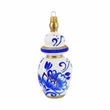 Load image into Gallery viewer, Ginger Jar with Large Flowers Ornament - Becket Hitch
