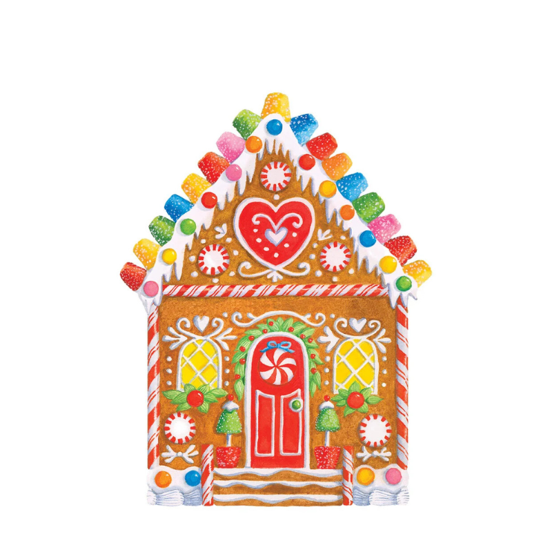Gingerbread House Gift Tags - Becket Hitch