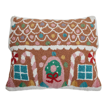 Load image into Gallery viewer, Gingerbread House Hook Pillow - Becket Hitch 
