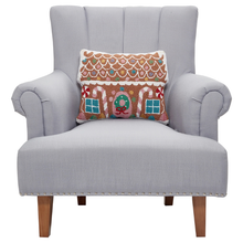 Load image into Gallery viewer, Gingerbread House Hook Pillow - Becket Hitch 
