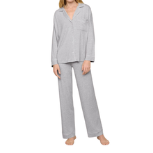 Load image into Gallery viewer, Gisele Long PJ Set Heather Grey/Sorbet Pink - Becket Hitch
