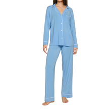 Load image into Gallery viewer, Gisele Long PJ Set Summer Blue/White - Becket Hitch
