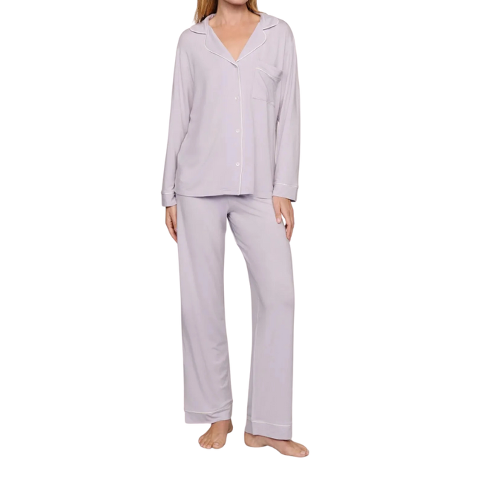Gisele Long PJ Set Thistle/Ivory - Becket Hitch
