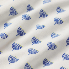 Load image into Gallery viewer, Gisele Printed Long PJ Set Hanukkah Glow Nouvean Navy - Becket Hitch
