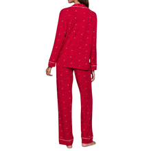 Load image into Gallery viewer, Gisele Printed Long PJ Set Nutcracker Holly Red/Ivory - Becket Hitch
