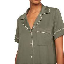 Load image into Gallery viewer, Gisele Short PJ Set Smoky Olive-Becket Hitch
