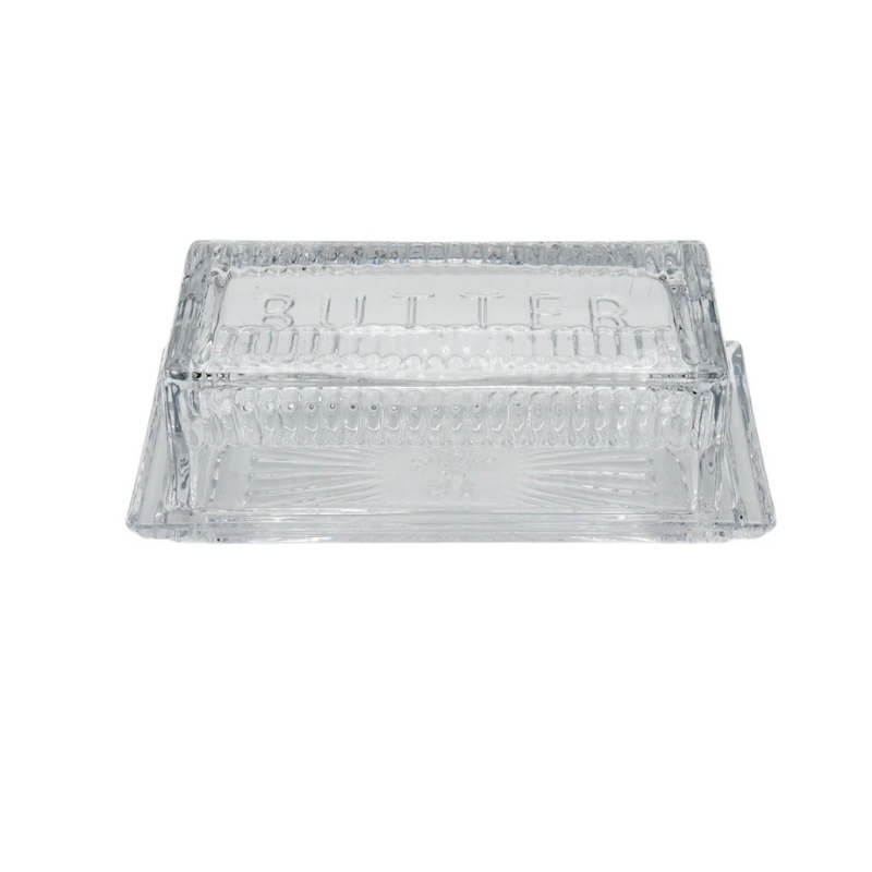 Glass Butter Dish - Becket Hitch