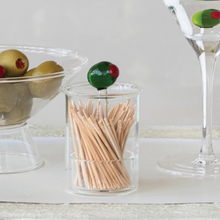 Load image into Gallery viewer, Glass Olive Toothpick Holder - Becket Hitch
