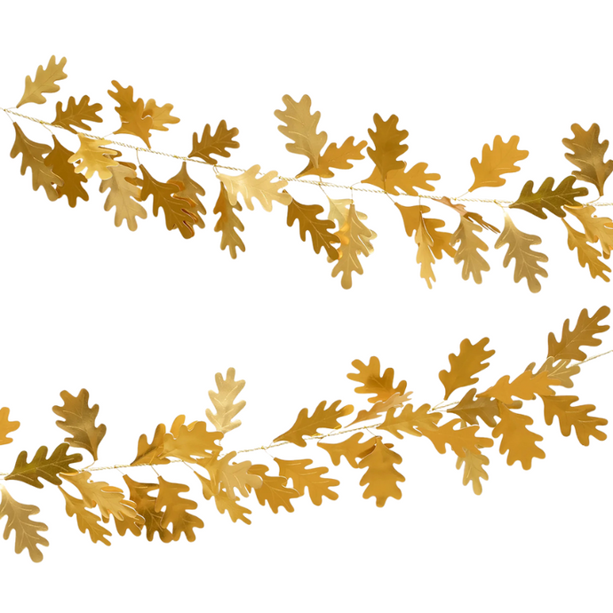 Gold Oak Leaves Garland - Becket Hitch