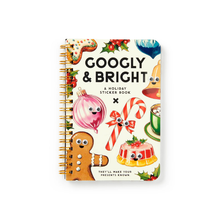 Load image into Gallery viewer, Sticker book with festive illustrations on a white background
