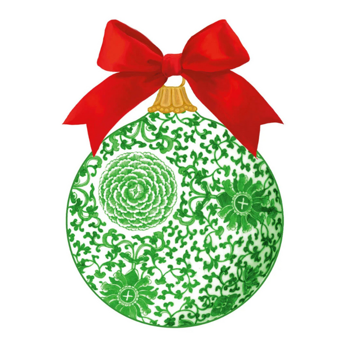 Green Ceramic Ornament Gift Tags - Becket Hitch