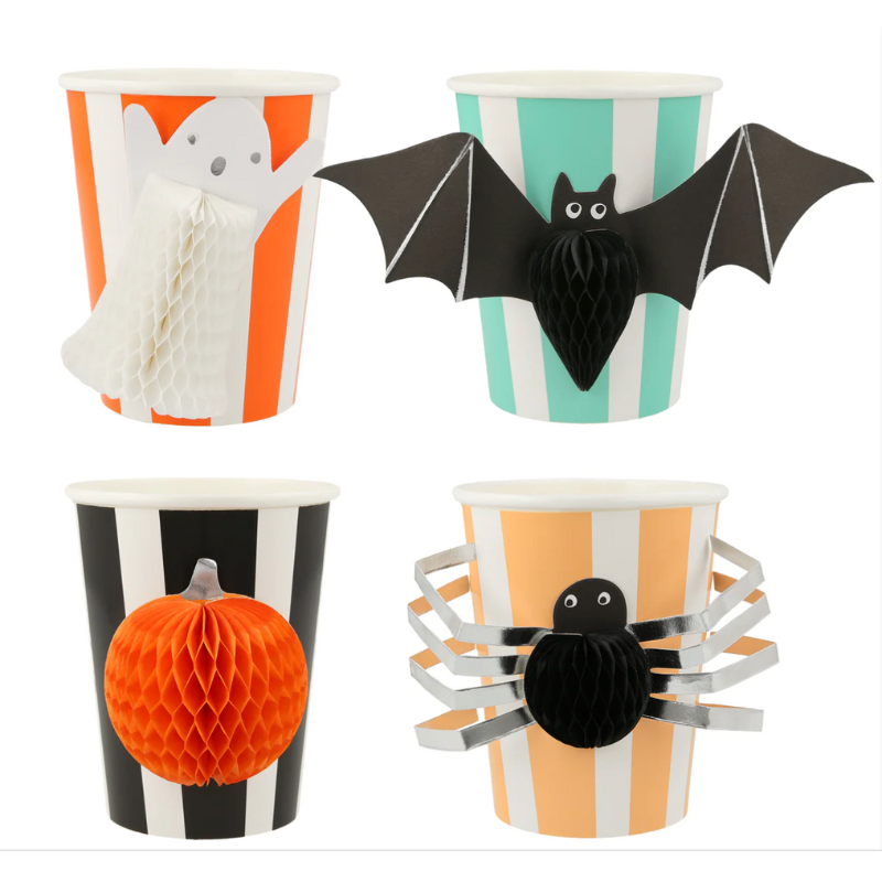 Halloween Honeycomb Cups - Becket Hitch