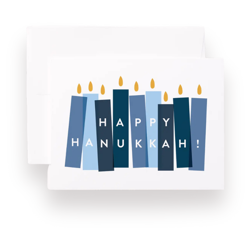 Hanukkah Candles Card - Becket Hitch