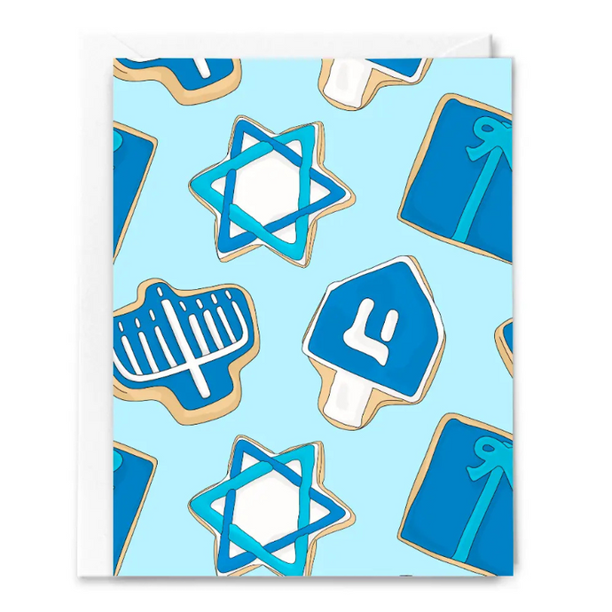 Hanukkah Cookies Card - Becket Hitch