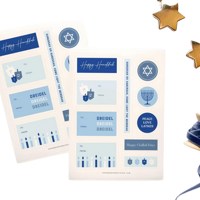 Hanukkah Gifting Stickers Set-Becket Hitch