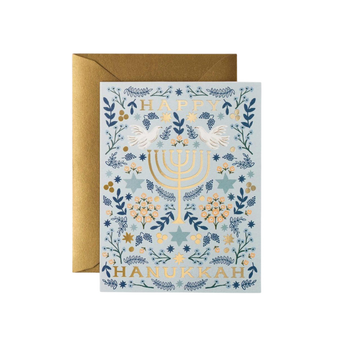 Hanukkah Menorah Card - Becket Hitch