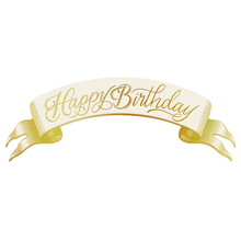 Load image into Gallery viewer, Happy Birthday Banner Table Accent - Becket Hitch
