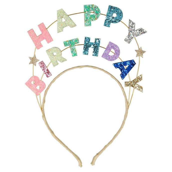 Happy Birthday Glitter Headband-Becket Hitch