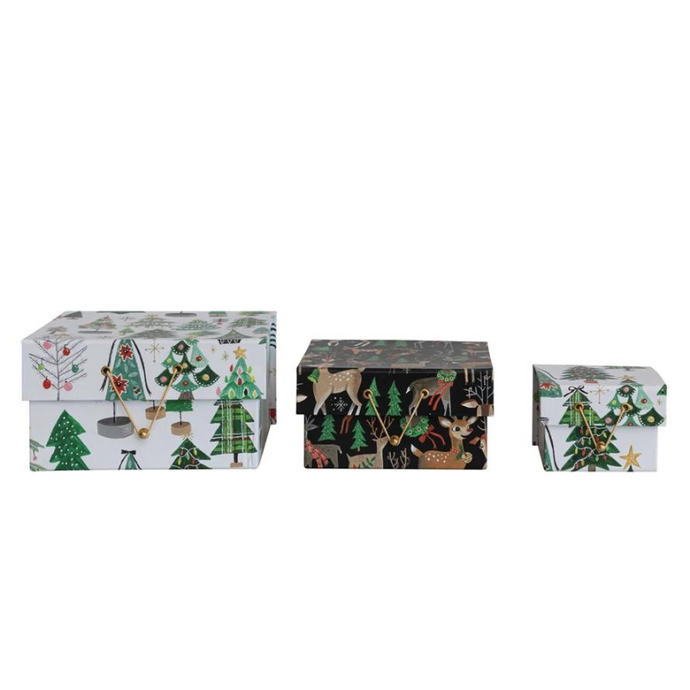 Holiday Gift Boxes with Closures-Becket Hitch