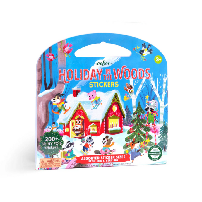 Holiday in the Woods Shiny Stickers - Becket Hitch