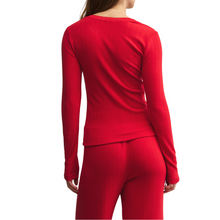 Load image into Gallery viewer, Holly Pointelle Long Sleeve Top - Becket Hitch
