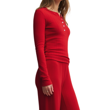 Load image into Gallery viewer, Holly Pointelle Long Sleeve Top - Becket Hitch
