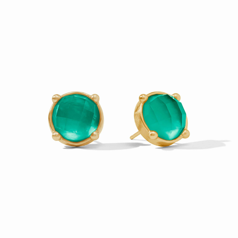 Honey Stud in Iridescent Emerald Green-Becket Hitch