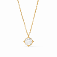 Honeybee Solitaire Necklace Cubic Zirconia - Becket Hitch